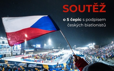 Soutěž o čepice s podpisem českých biatlonistů