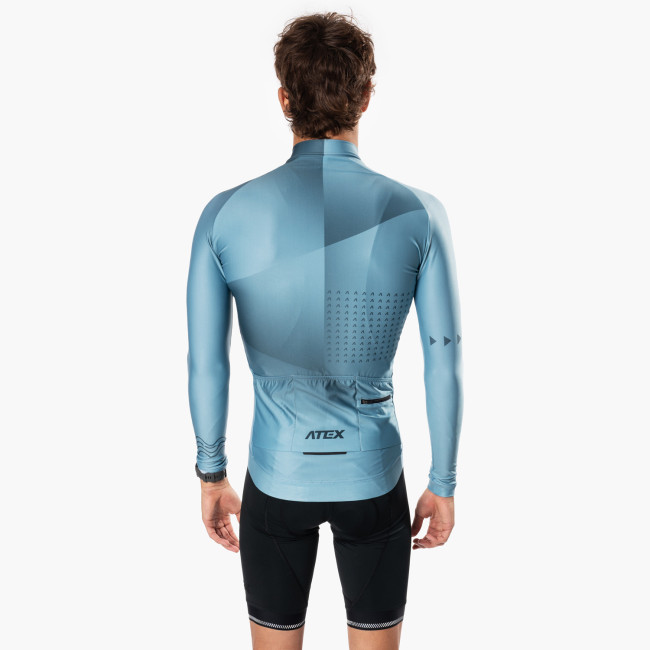 Cyklo dres s dlouhými rukávy ETAP mátový