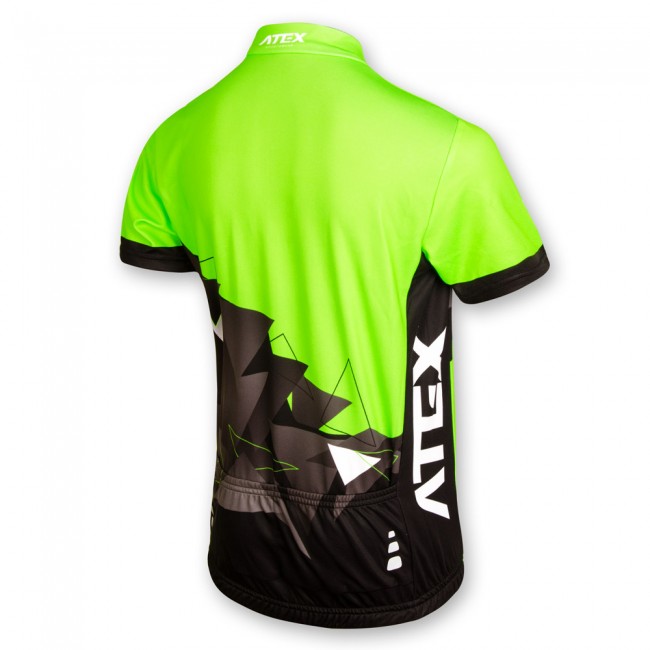 Cyklistický dres MIKA dětský zelený