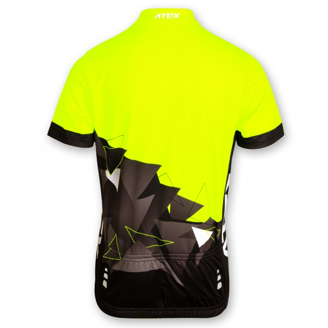 Cyklistický dres MIKA dětský žlutý