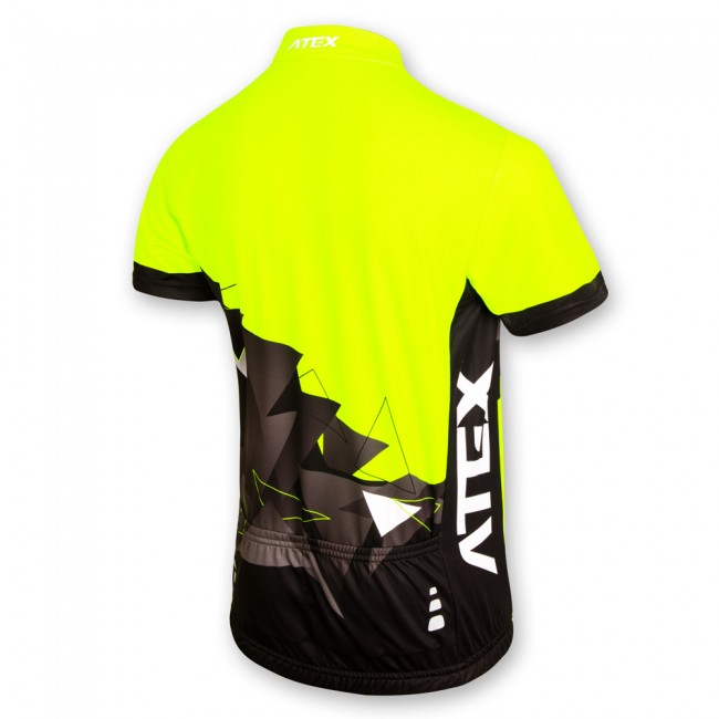 Cyklistický dres MIKA dětský žlutý