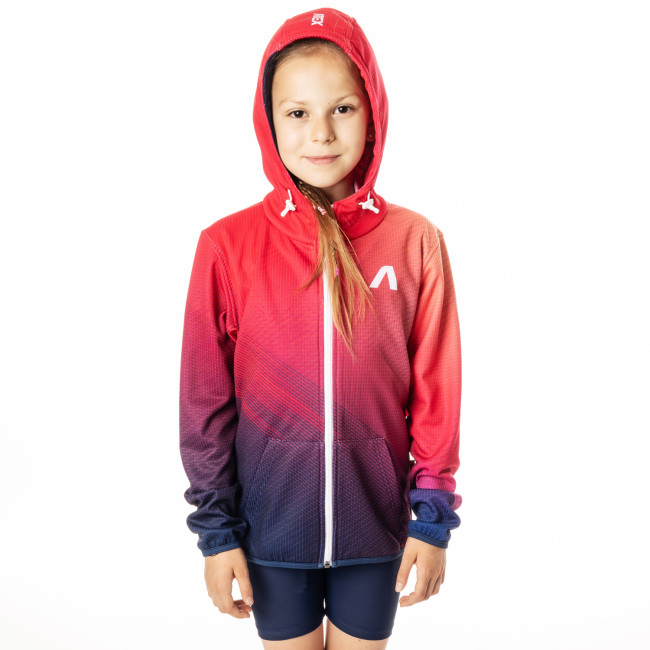 Sportovní mikina s kapucí NIX růžová, dětská