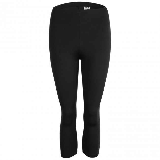 Sportovní elastické kalhoty SOFT tříčtvrteční černé